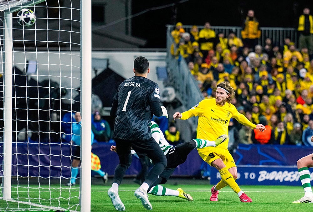 Bodo-Glimt and Sporting Lisbon Champions League soccer-Kasper Hogh
