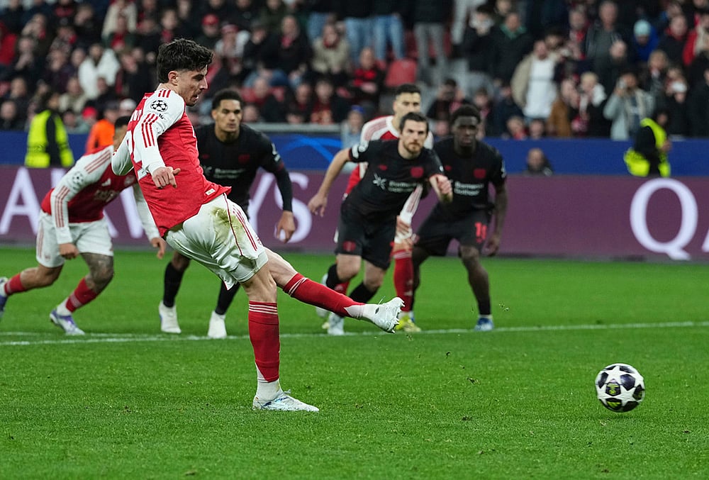 Bayer Leverkusen vs Arsenal Champions League soccer-Kai Havertz