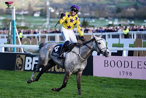 Il Etait Temps ridden by Paul Townend wins the Queen Mother Champion Chase on day two of the 2026 Cheltenham Festival at Cheltenham Racecourse, in Cheltenham, England.