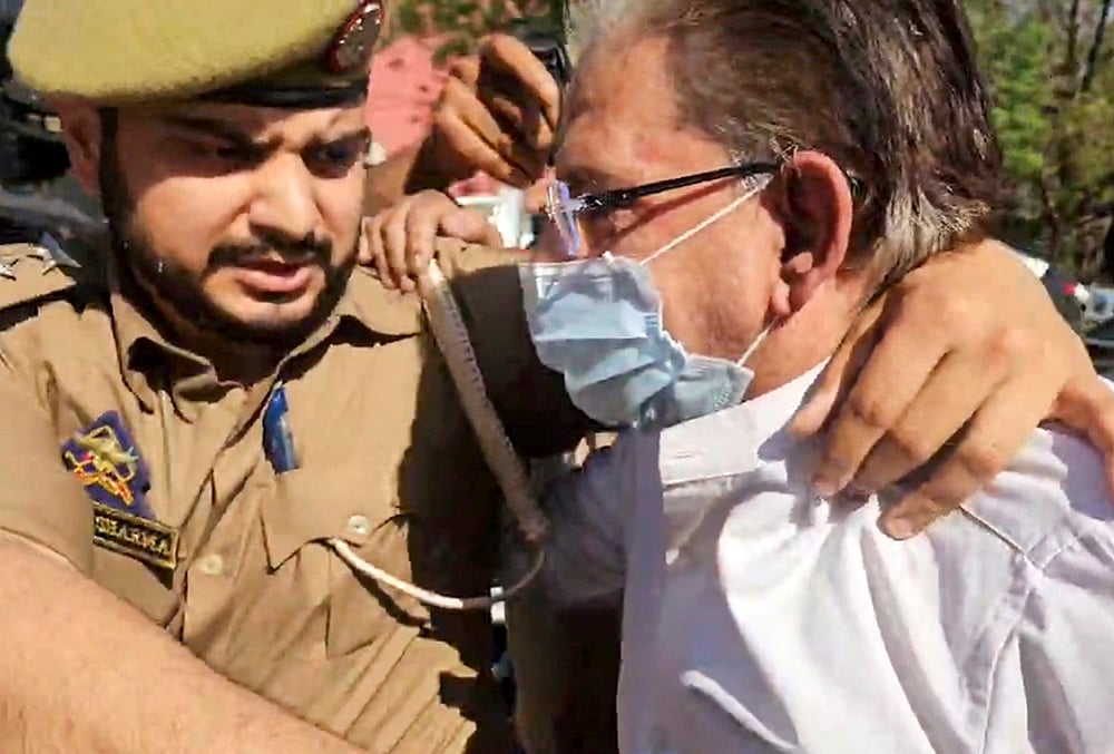 Accused produced in court over attack on Farooq Abdullah