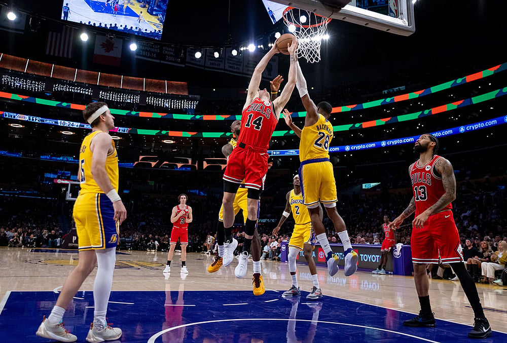 LA Lakers Vs Chicago Bulls NBA basketball-Maxi Kleber