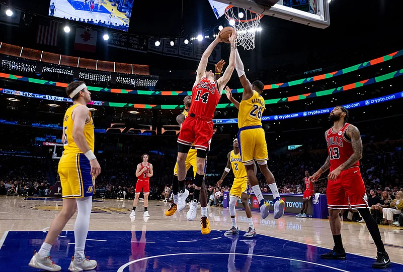 LA Lakers Vs Chicago Bulls NBA basketball-Maxi Kleber