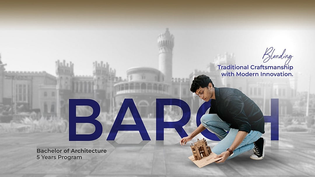 Bachelor of Architecture at Nitte University: Blending Traditional Craftsmanship with Modern Innovation.