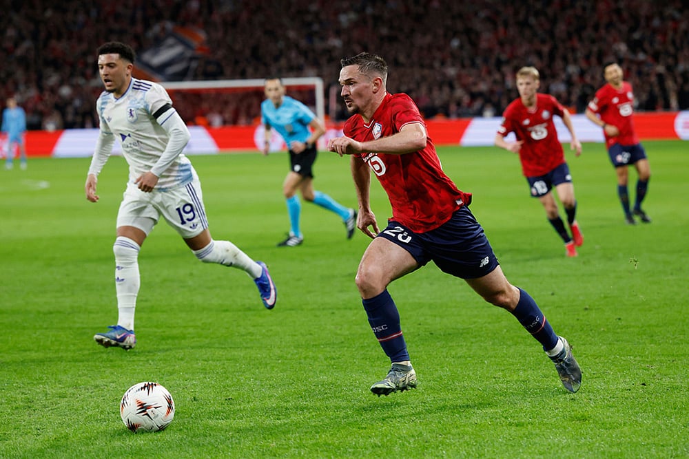 France Europa League Soccer: Lille vs Aston Villa