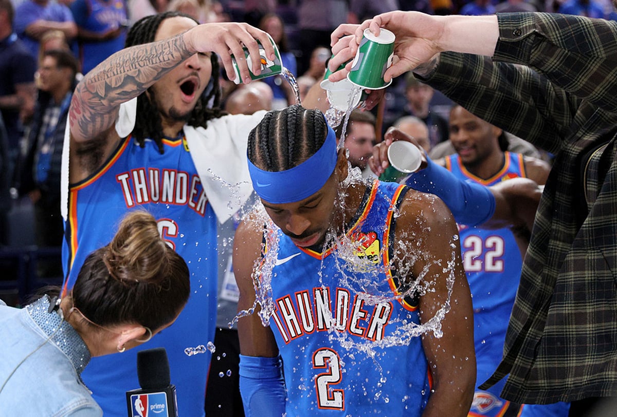 Oklahoma City Thunder Vs Boston Celtics NBA basketball-Shai Gilgeous-Alexander