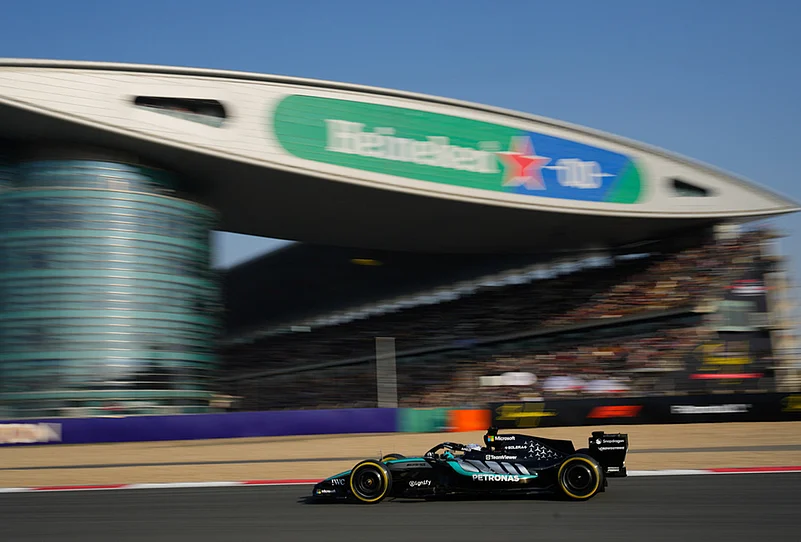 F1 Chinese Grand Prix Sprint Race Qualifying photos-George Russell
