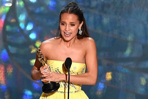 Alicia Vikander's Oscar moment