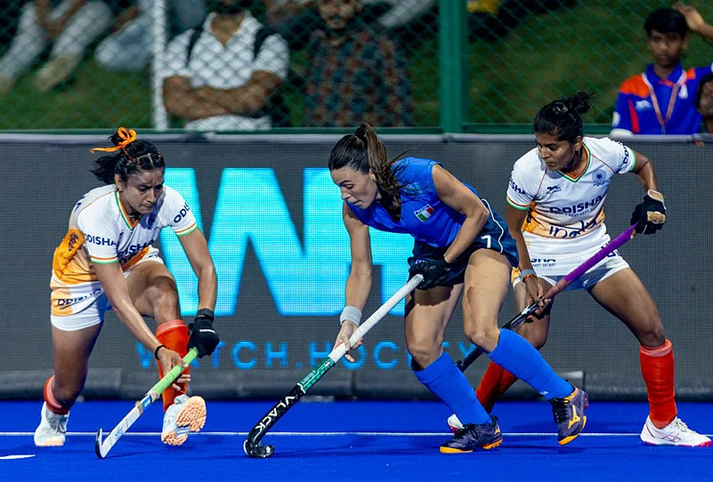 FIH Womens Hockey World Cup Qualifiers India vs Italy-Emilia Munitis
