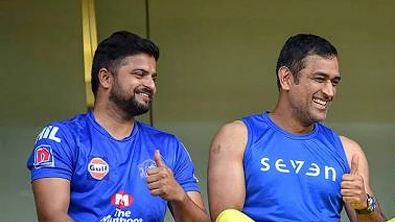 CSK's superstars - MS Dhoni and Suresh Raina will be seen again together on the field during the CSK Roar 2026 event in Chennai on March 22, 2026. - File