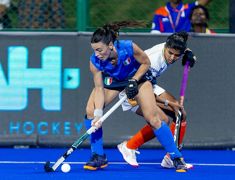 FIH Womens Hockey World Cup Qualifiers India vs Italy-Teresa Dalla Vittoria