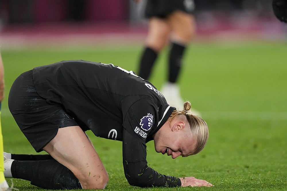 EPL 2025-26: Manchester City vs West Ham United Erling Haaland