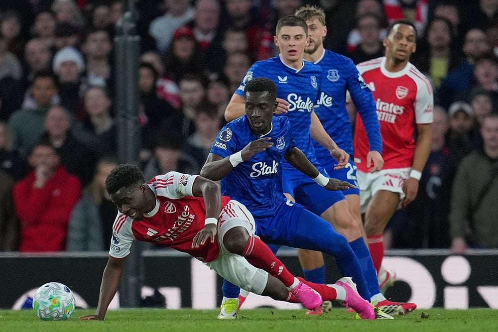 English Premier League Soccer Match: Arsenal vs Everton
