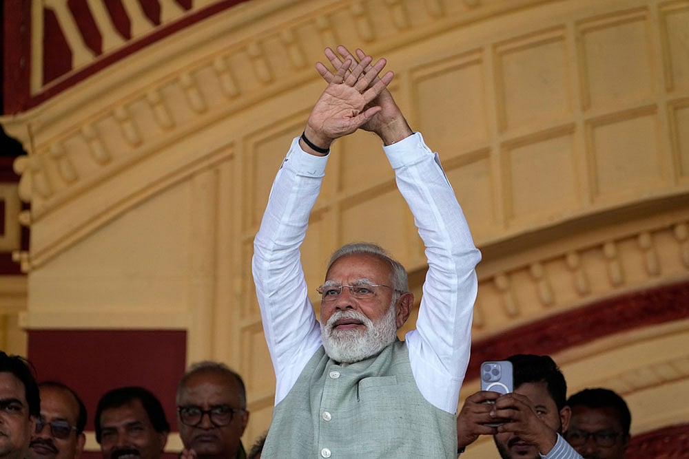 PM Modis rally in Kolkata