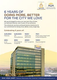 MGM Healthcare Nelson Manickam Road