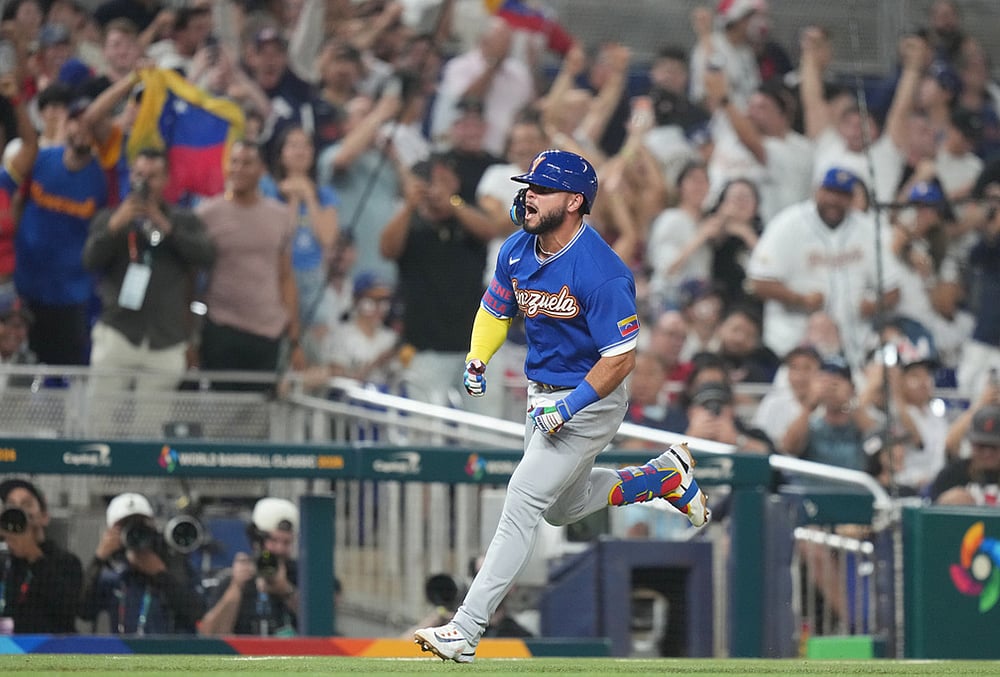 Venezuela Vs Japan World Baseball Classic 2026 quarterfinal match-Venezuelas Wilyer Abreu 