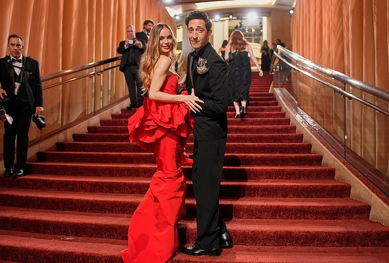 98th Academy Awards -Oscars 2026 photos-Adrien Brody, Georgina Chapman