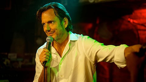 A still from ‘Is This Thing On’ (2025)