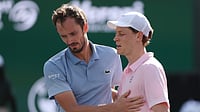 Jannik Sinner Vs Daniil Medvedev Live Streaming, ISL 2025-26: Why Italian Open SF Was Stopped And When It Will Resume? File : Indian Wells finalists Daniil Medvedev and Jannik Sinner
