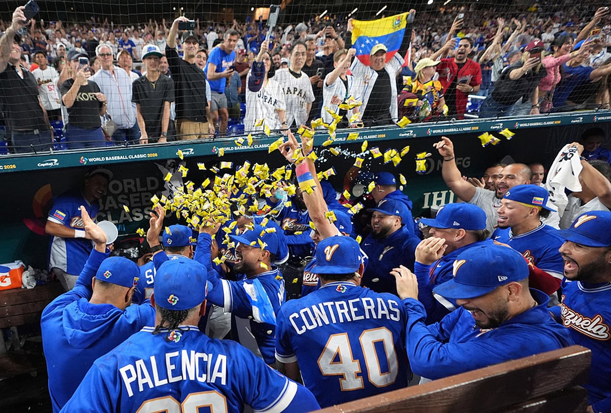 Venezuela Vs Japan World Baseball Classic 2026 quarterfinal match-Venezuela team