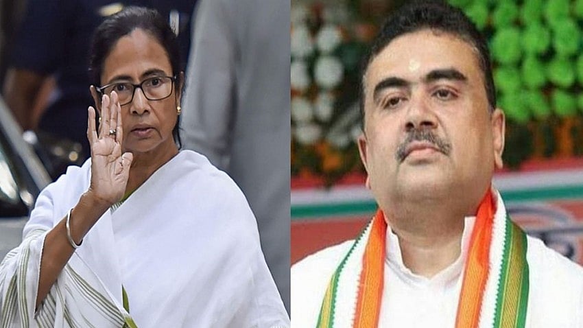 Mamata Banerjee and Suvendu Adhikari