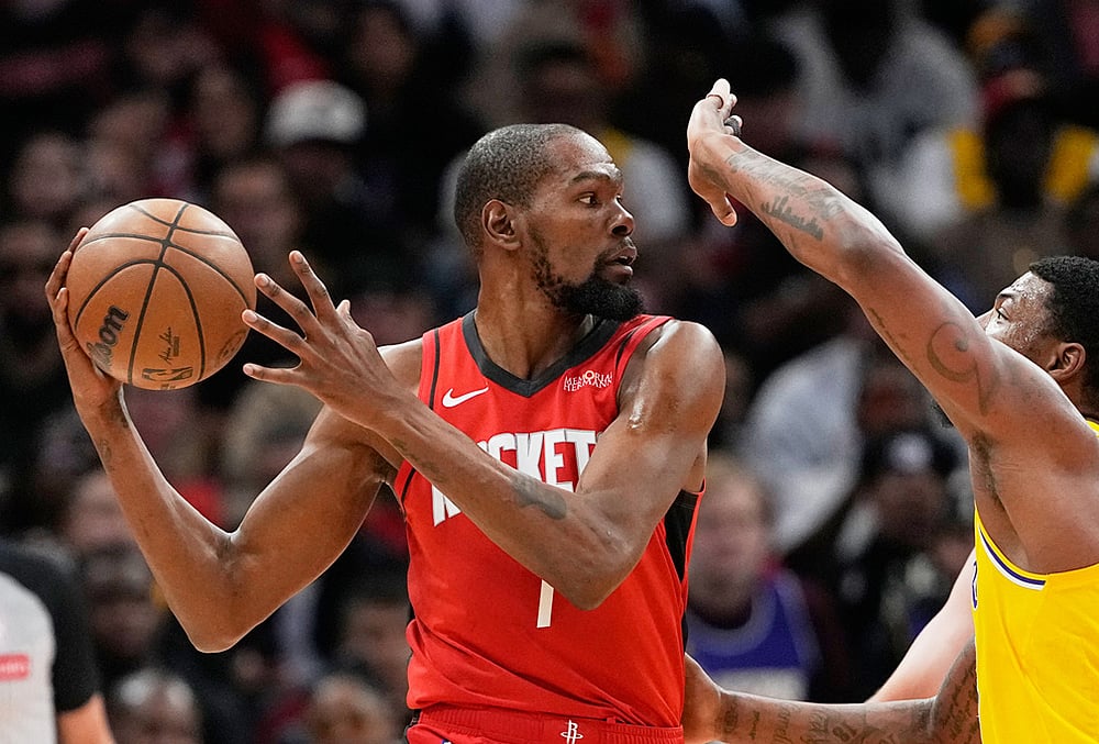 Houston Rockets Vs Los Angeles Lakers NBA basketball-Kevin Durant