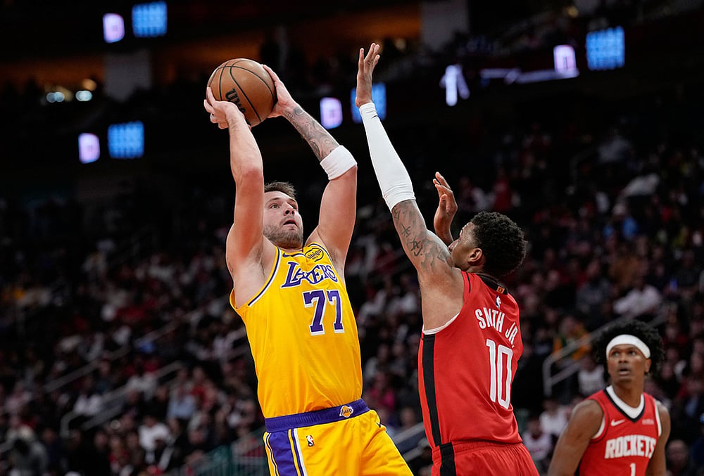 Houston Rockets Vs Los Angeles Lakers NBA basketball-Jabari Smith Jr