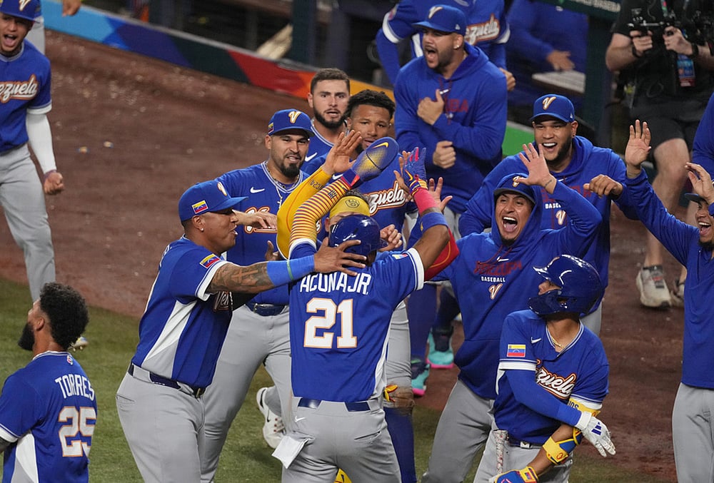WBC Venezuela vs Italy World Baseball Classic game-Ronald Acuña Jr
