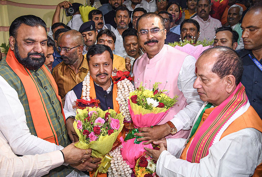 NDA wins all five seats in Rajya Sabha elections in Bihar