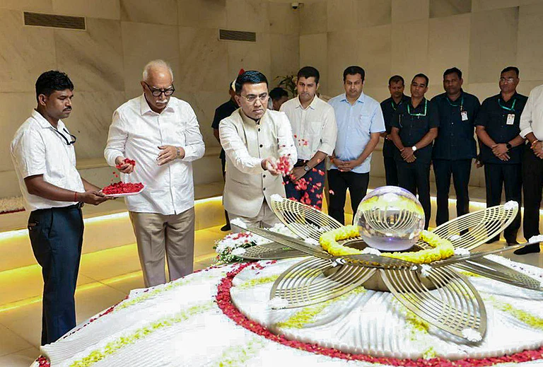 Goa Chief Minister Pramod Sawant| - | Photo: @DrPramodPSawant/X via PTI