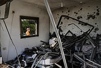 Congress Criticises PM Modi Over Silence on Israel-Lebanon Conflict | Photo: AP/Baz Ratner : Representational image: Israeli authorities inspect homes damaged by a projectile launched from Lebanon, in Haniel, central Israel, Thursday, March 12, 2026.