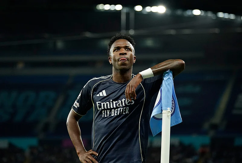 Manchester City vs Real Madrid Champions League soccer-Vinicius Junior
