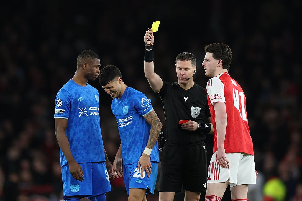 Arsenal vs Bayer Leverkusen Champions League soccer-Danny Makkelie