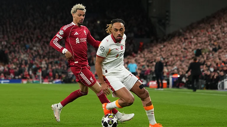 Liverpool got the lead via Szoboszlai - AP/Jon Super
