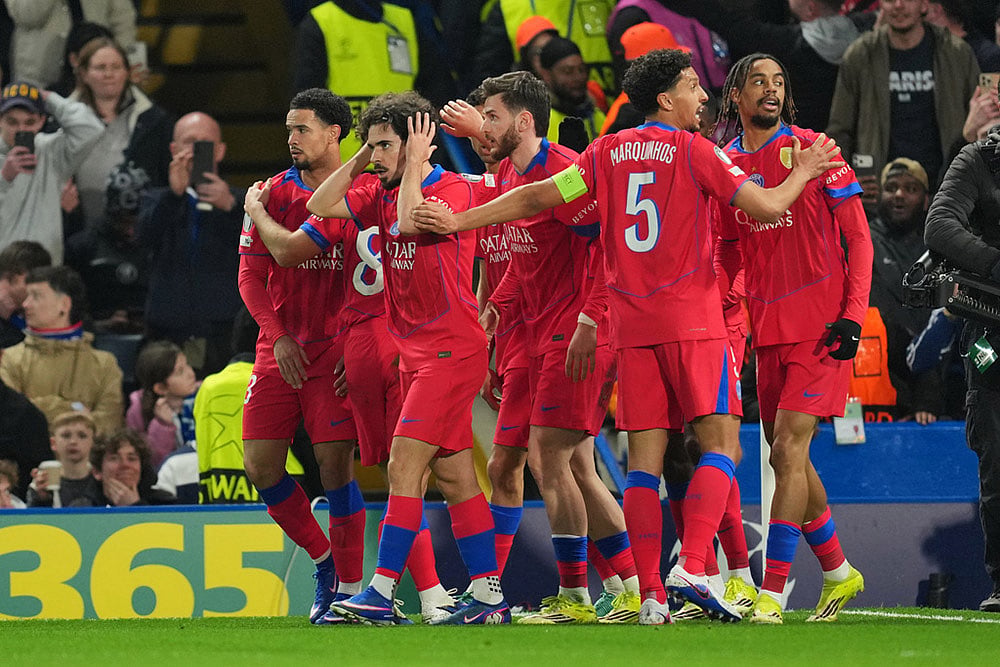 UEFA Champions League Soccer Match: Chelsea vs Paris Saint-Germain