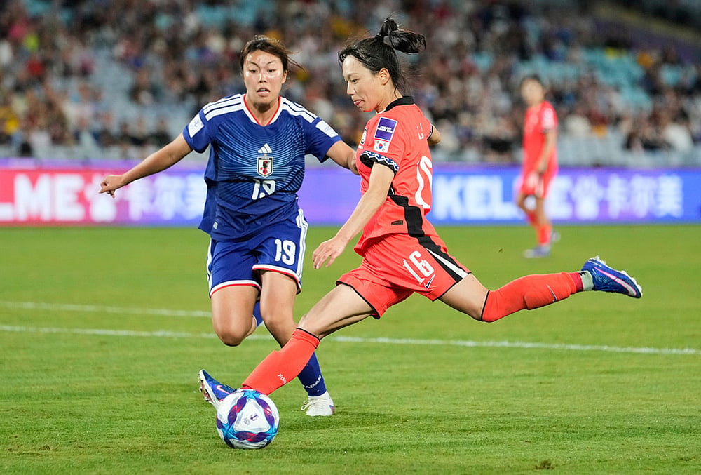 South Korea Vs Japan AFC Womens Asian Cup Semi-Final match- Jang See-gi