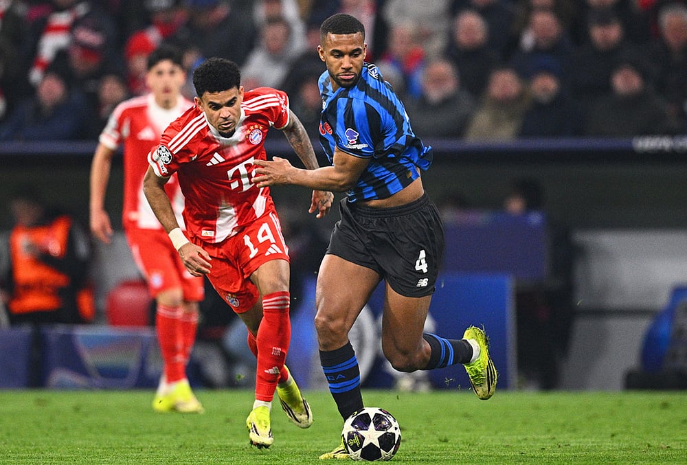Bayern Munich Vs Atalanta Champions League Soccer-Luis Díaz