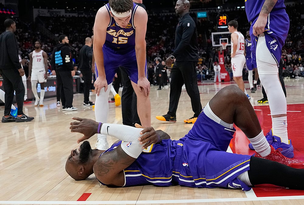 Houston Rockets Vs Los Angeles Lakers NBA basketball-LeBron James