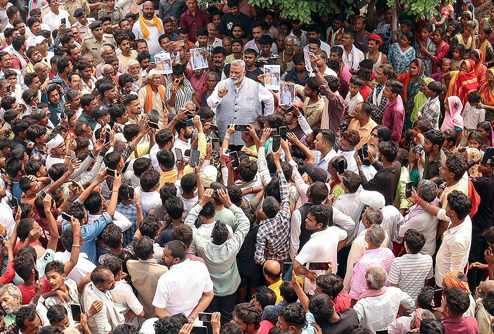 Pappu Yadav in Muzaffarpur