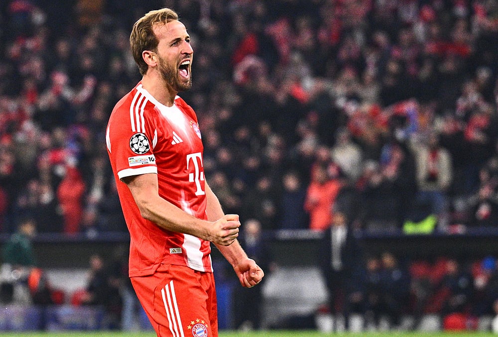 Bayern Munich Vs Atalanta Champions League Soccer-Harry Kane