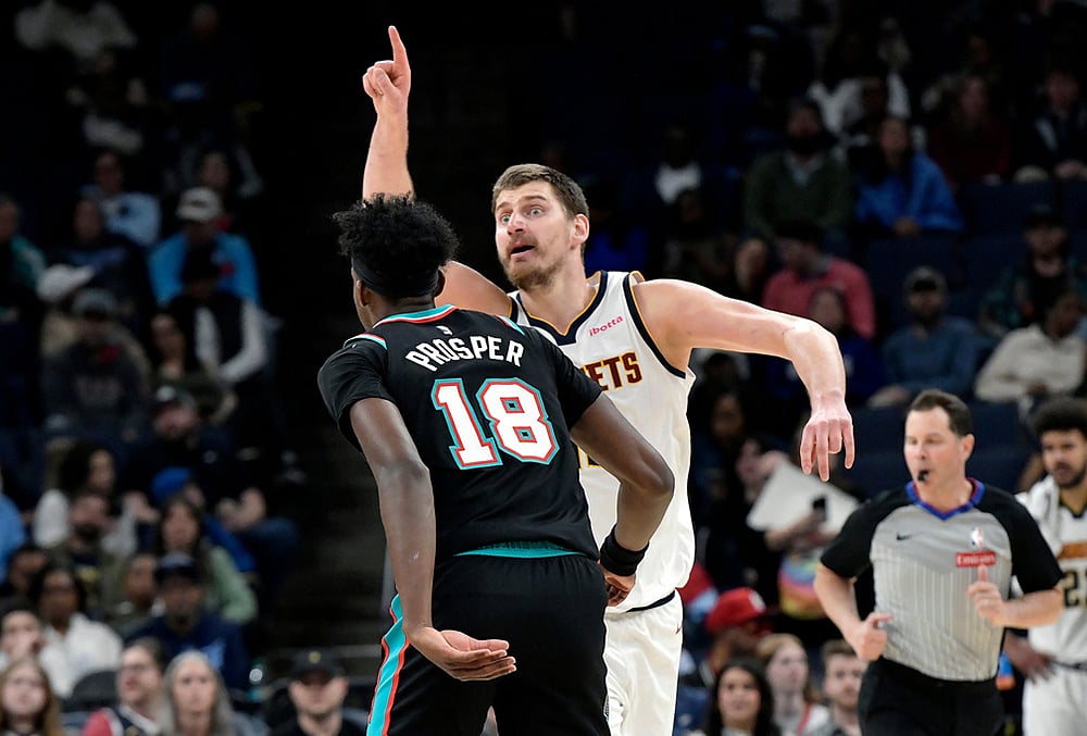 Memphis Grizzlies Vs Denver Nuggets NBA basketball-Nikola Jokic