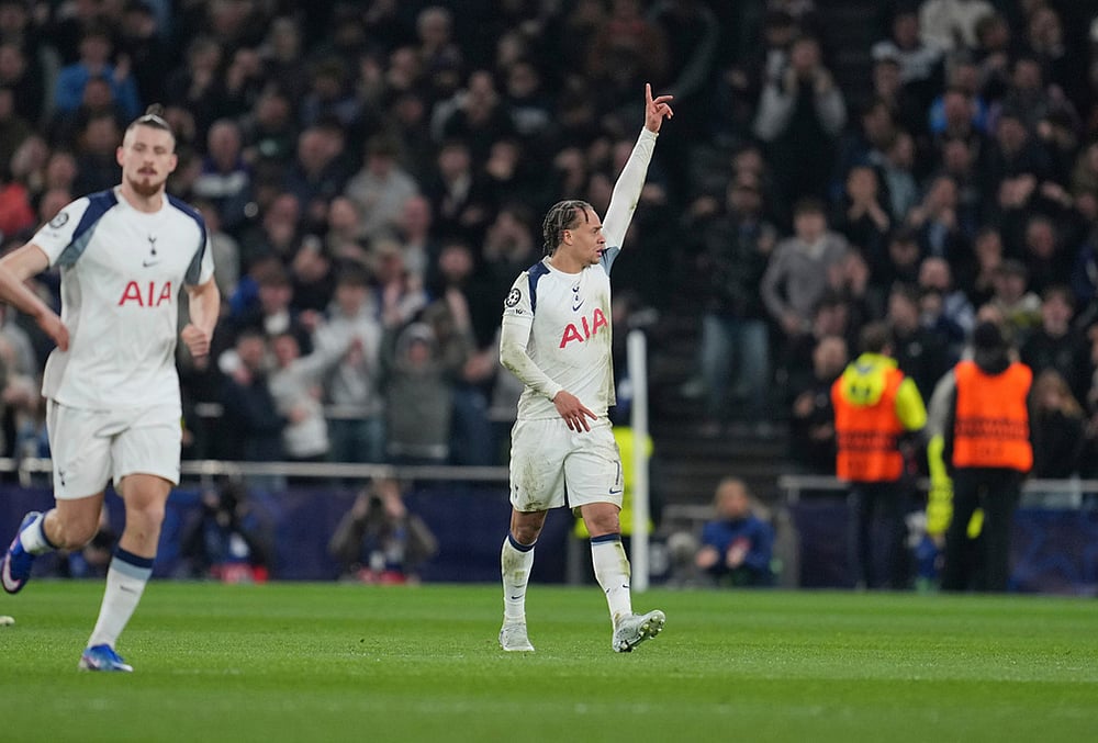 Tottenham vs Atletico Madrid Champions League Soccer-Xavi Simons