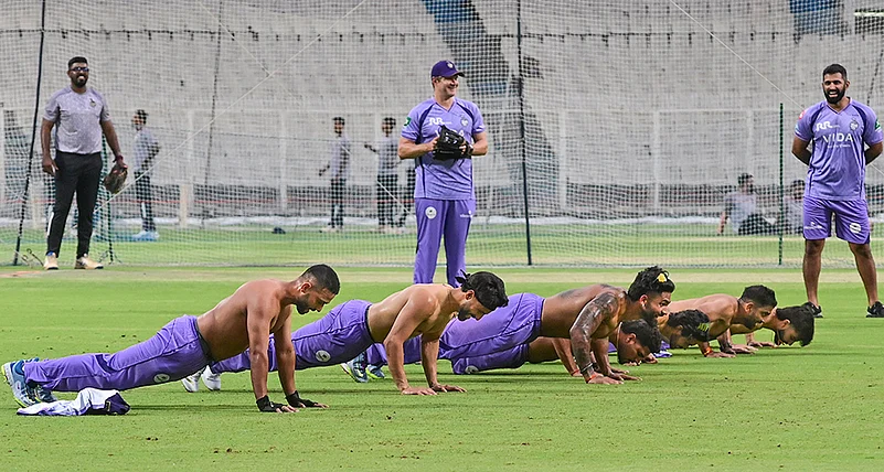 IPL 2026 KKR Training at Eden Gardens-captain Ajinkya Rahane
