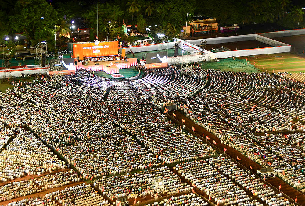 Raj Thackeray addresses Gudi Padwa rally