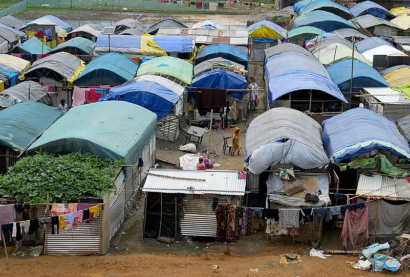 Hasila Beel makeshift camp