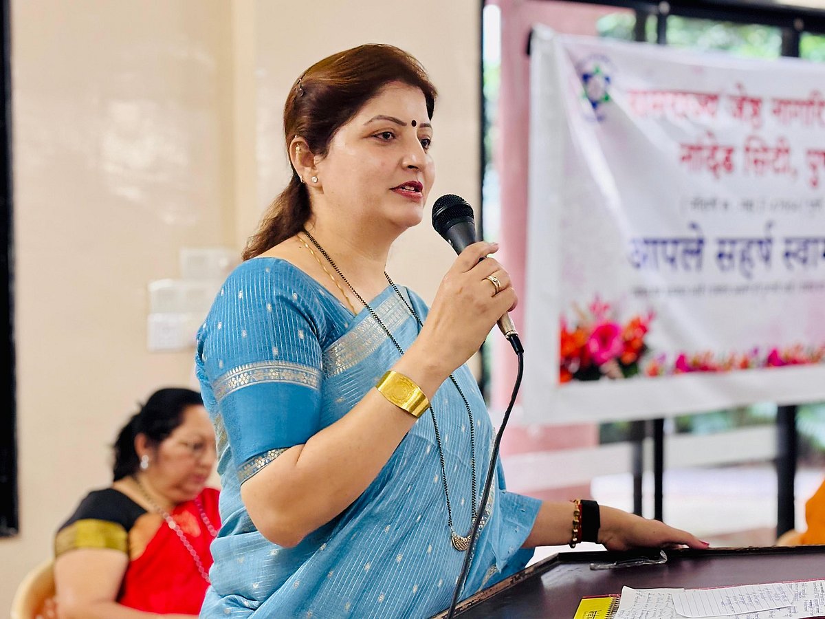 Rupali Chakankar/Facebook : Rupali Chakankar; chair of the Maharashtra Women's commission is facing serious accusations of having links with Ashok Kharat who is arrested in sexual assault case