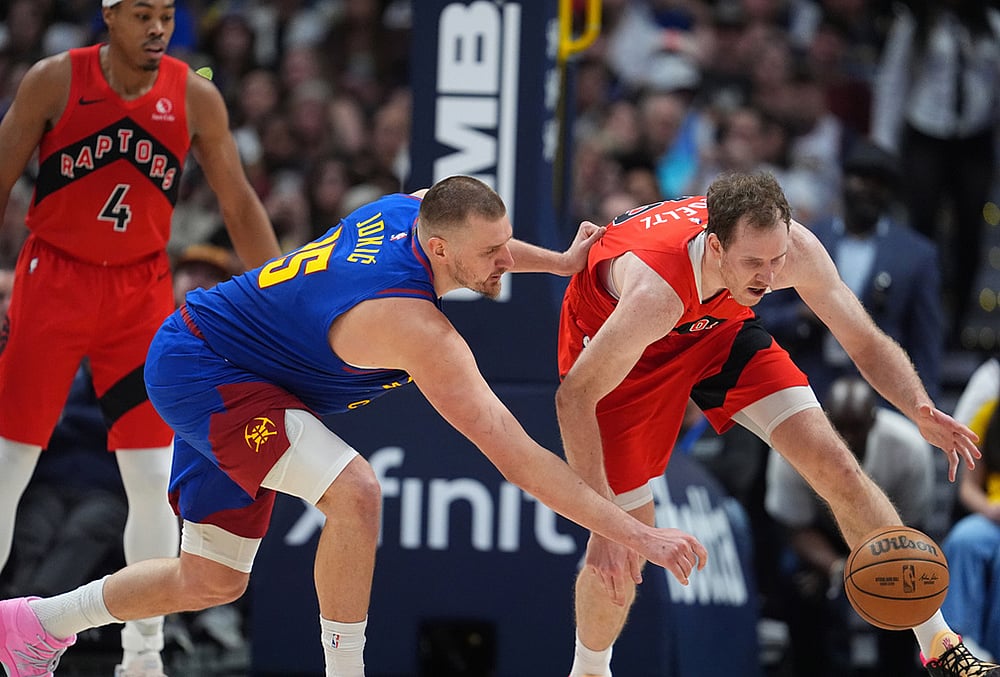 Denver Nuggets Vs Toronto Raptors NBA basketball-Nikola Jokic
