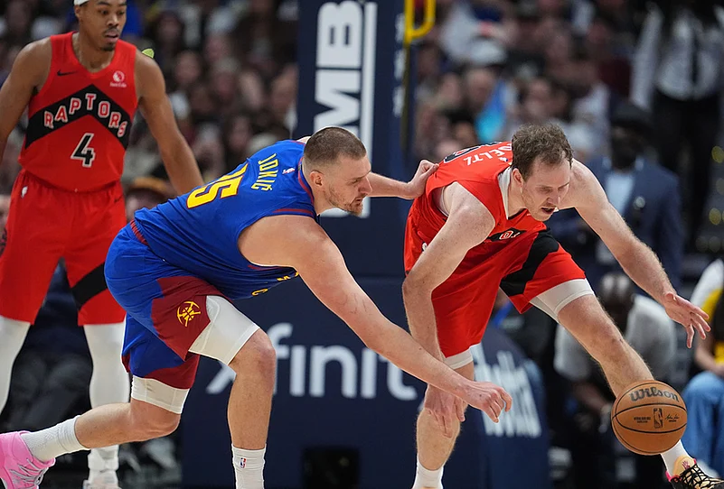 Denver Nuggets Vs Toronto Raptors NBA basketball-Nikola Jokic