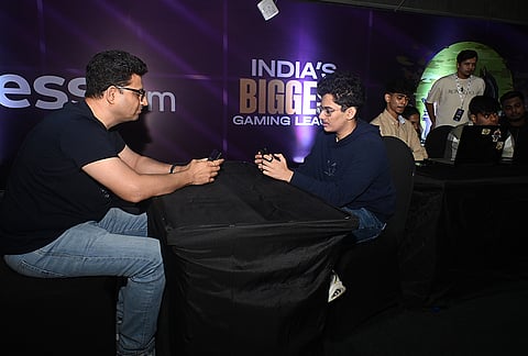 Strategic play in the Chess.com zone, where Akshay and Amrut secured their positions as the city's top tactical players