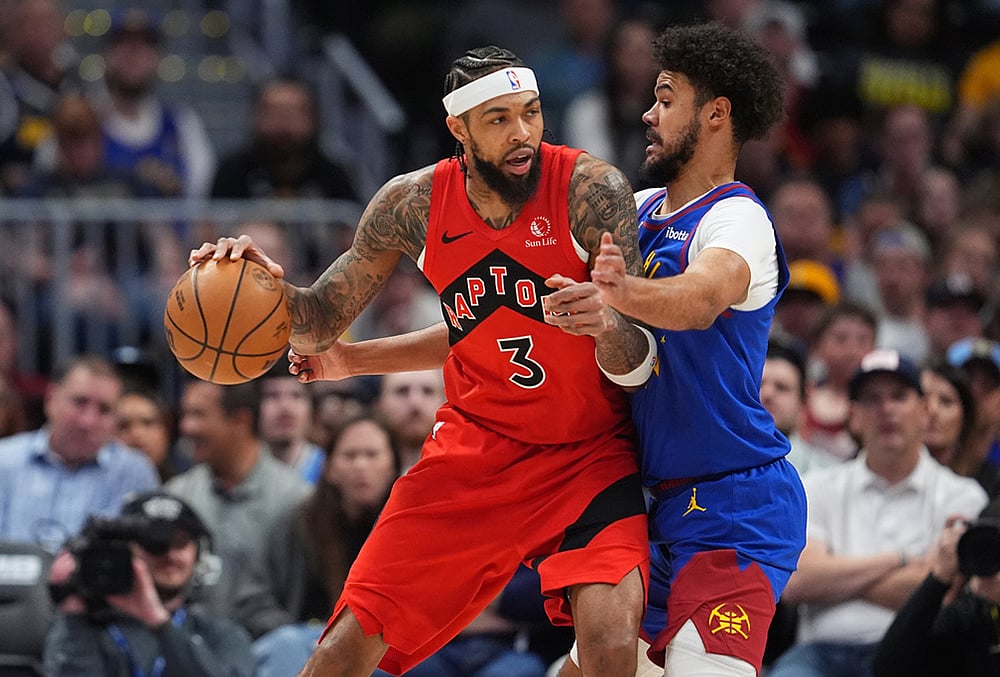 Denver Nuggets Vs Toronto Raptors NBA basketball-Brandon Ingram