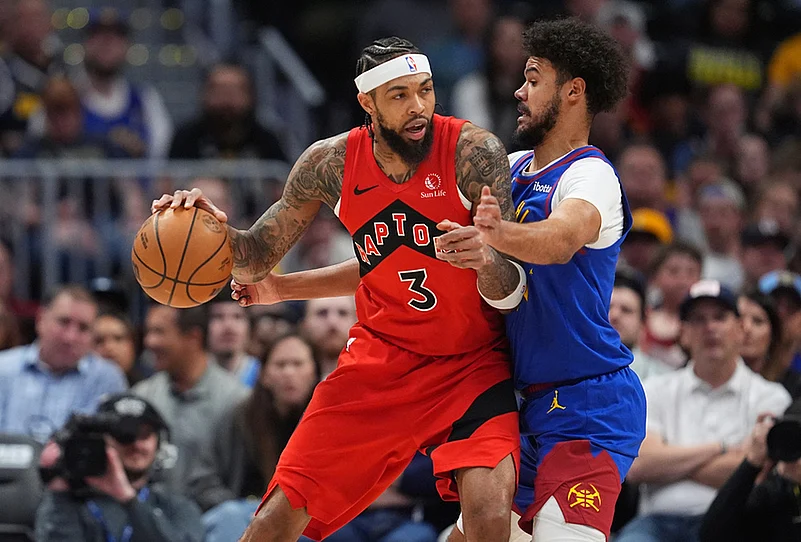 Denver Nuggets Vs Toronto Raptors NBA basketball-Brandon Ingram